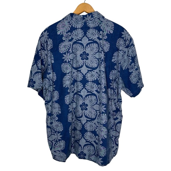 Tommy Bahama Floral Hawaiian Camp Shirt - Picture 4 of 6